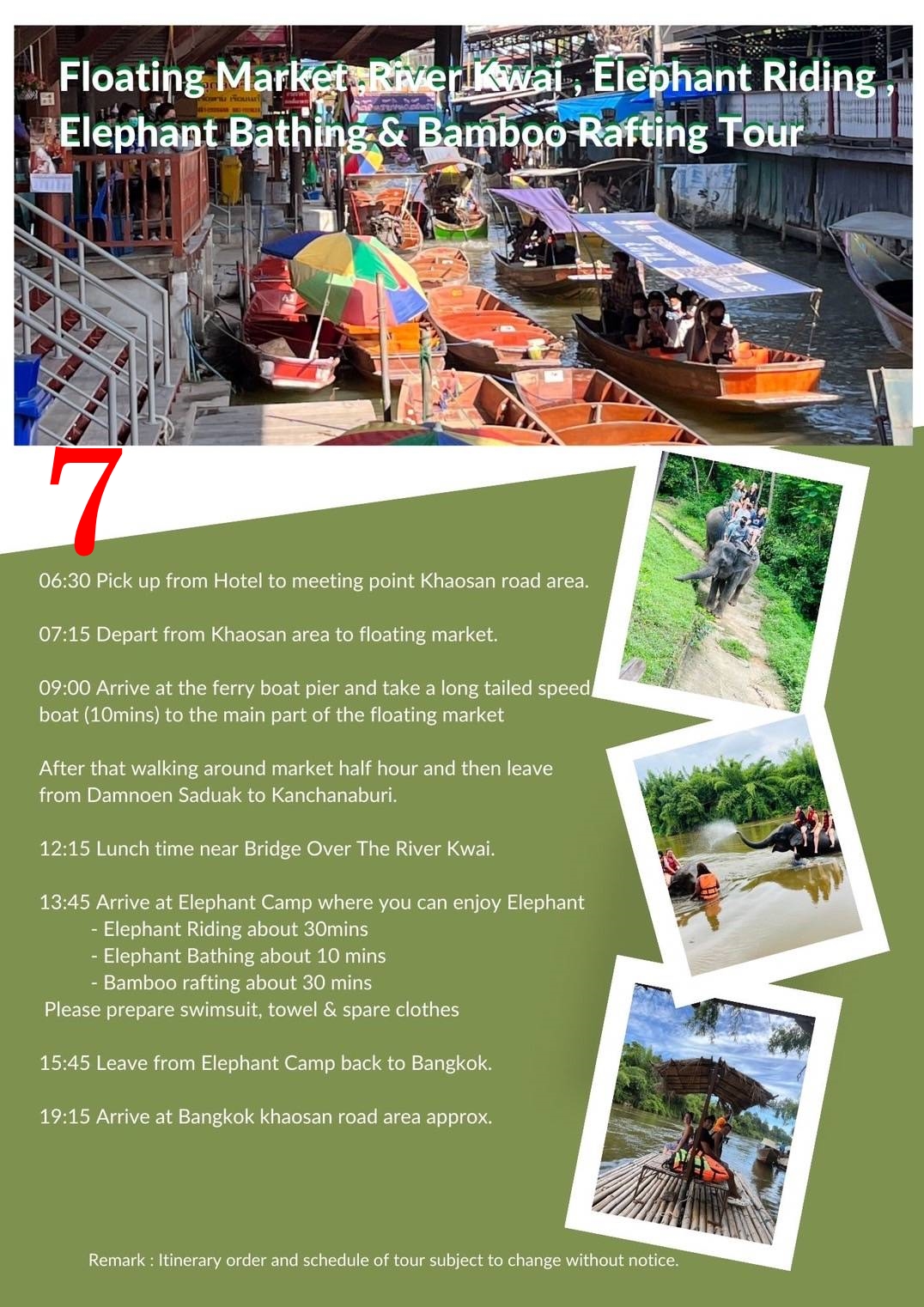 DAMNERN SADUAK FLOATING MARKET 